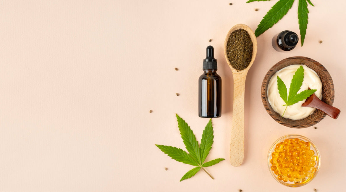 Skincare products using Hemp Seed Oil. Sustainable skincare 